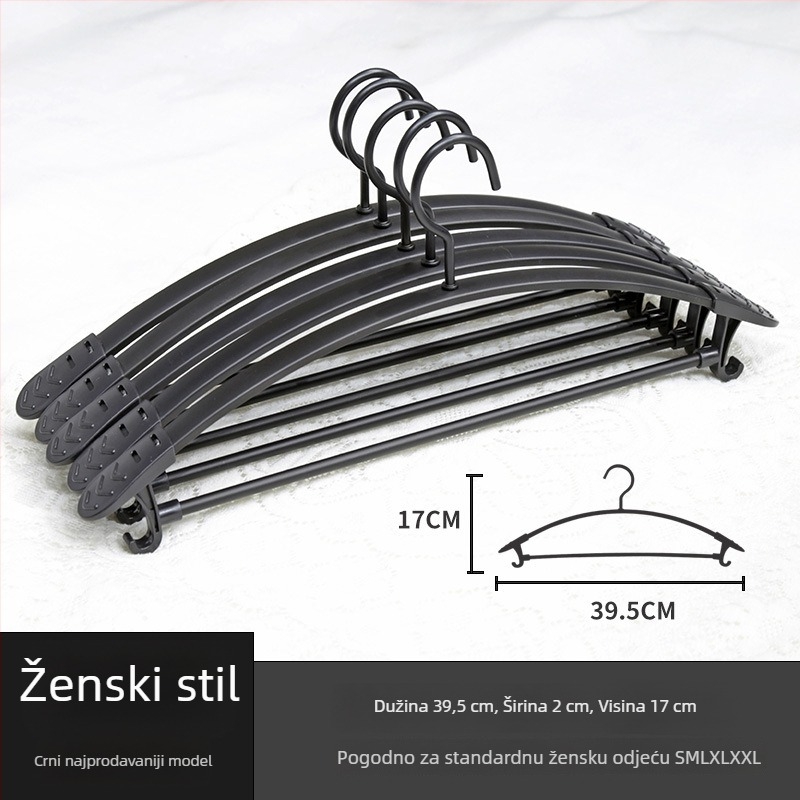 Lagana luksuzna izložbena vješalica za kućnu upotrebu, protivklizna, otporna na vjetar, bez tragova, ojačani aluminijski spoj