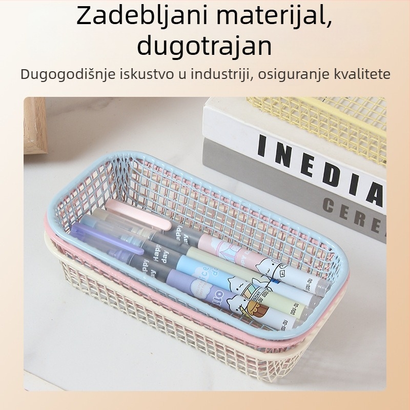 Ins stil kovani košarica za skladištenje – mali stolni organizator za ured, minimalistički dizajn