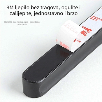 Andgu U-oblik aluminijska ručka za ormariće, vrata, ladice, klizna vrata i prozore