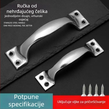 Vintage ručka za vrata za ormariće i garderobe, velike drvene vrata, 201 nehrđajući čelik