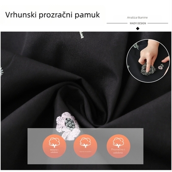 Kuhinjska pregača u princezinom stilu, otporna na mrlje, korejskog stila kuhanja, radna odjeća za catering i cvjećarne