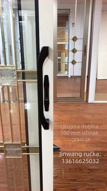 Moderna teška kuhinjska ručka za klizna vrata, aluminijska legura, lagani luksuzni stil