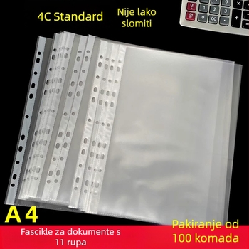 Prozirni zaštitni list sa 11 rupa za A4 dokumente