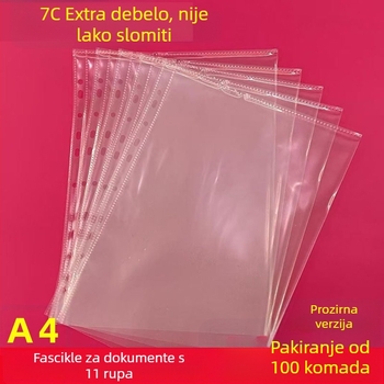 Prozirni zaštitni list sa 11 rupa za A4 dokumente
