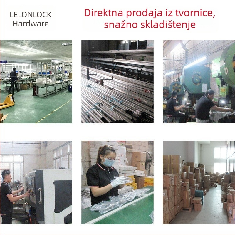 Skriveni križni šarnir od cinkovog legura, 180 stupnjeva otvaranja, za drvena i sklopiva vrata