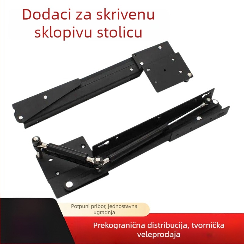 Set dijelova za skrivenu sklopivu stolicu s dvostrukim tlomnim amortizerima za ulaznu stolicu za mijenjanje cipela