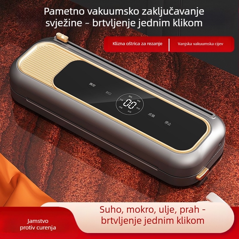 Kućna vakuumska mašina za zavarivanje, mokro i suho dvostruko korištenje, očuvanje svježine