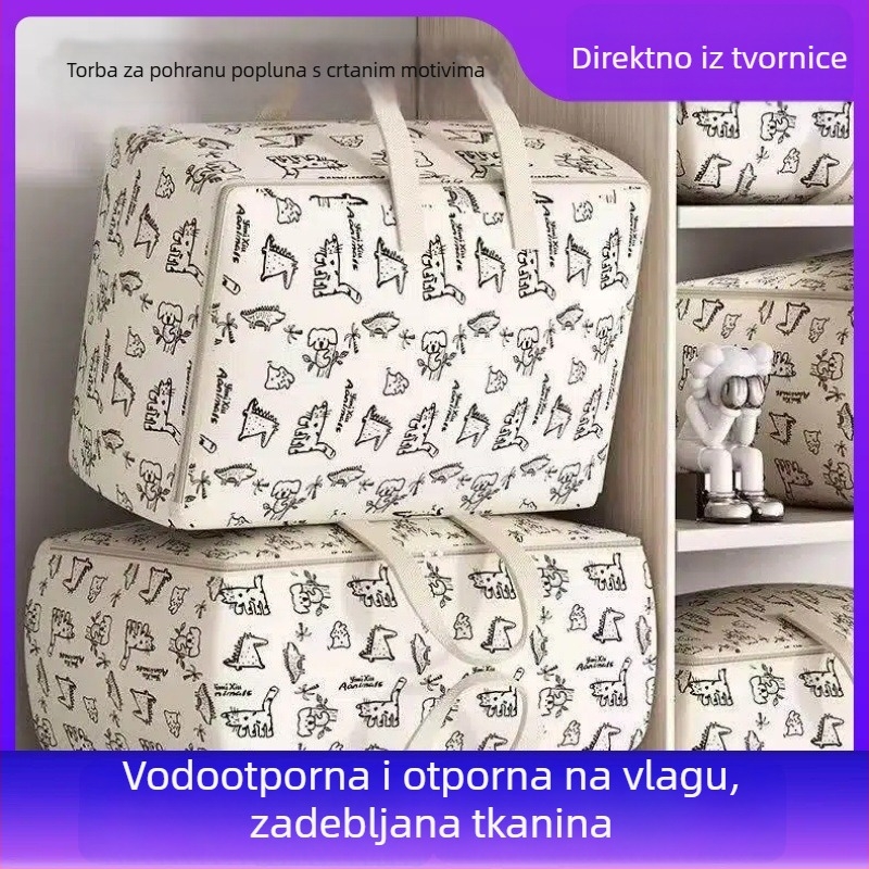 Torbe za pohranu deke i odjeće; torbe za preseljenje; studentske torbe; putne torbe; tkanine torbe