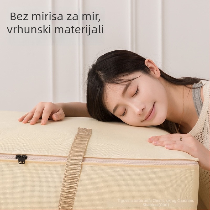 Nova vodootporna torba za kućno skladištenje u zemljanim tonovima, pogodna za preseljenje i pakiranje prtljage, odjeća i posteljina