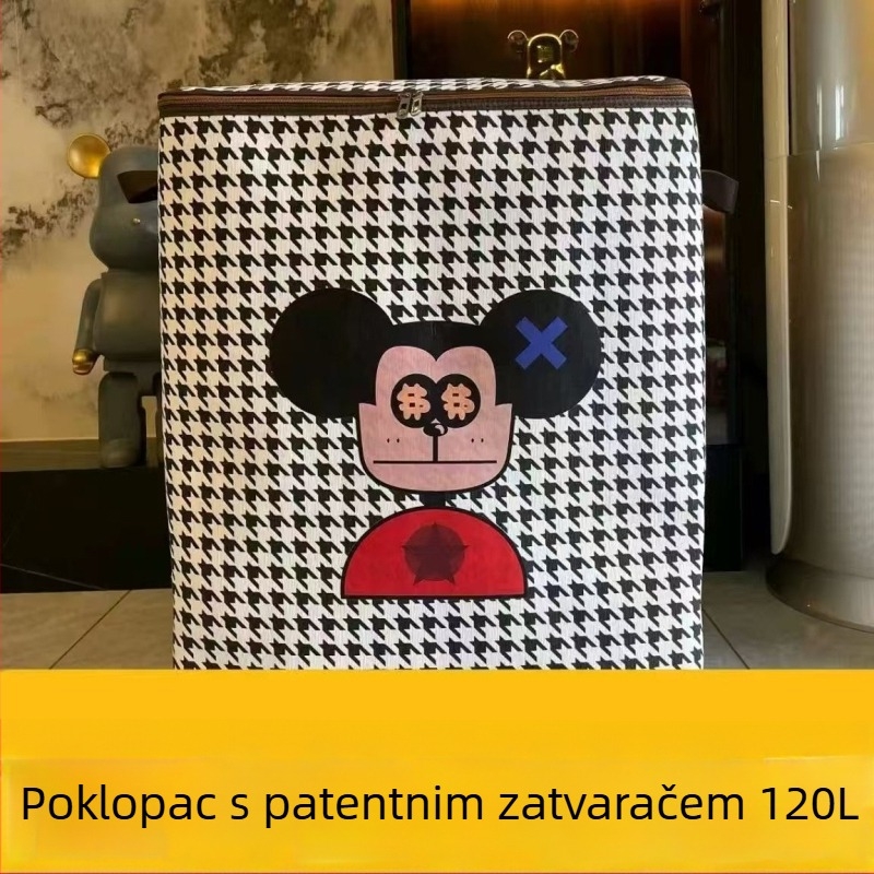 120 L EVA kutija za pohranu s tri EVA sloja i čeličnim prstenom, sklopiva platnena košara za kućnu upotrebu