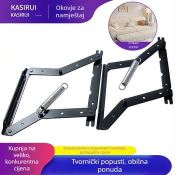 Skrivena sklopiva šarka za kauč na razvlačenje, višenamjenski namještaj hardver, regulator kutova