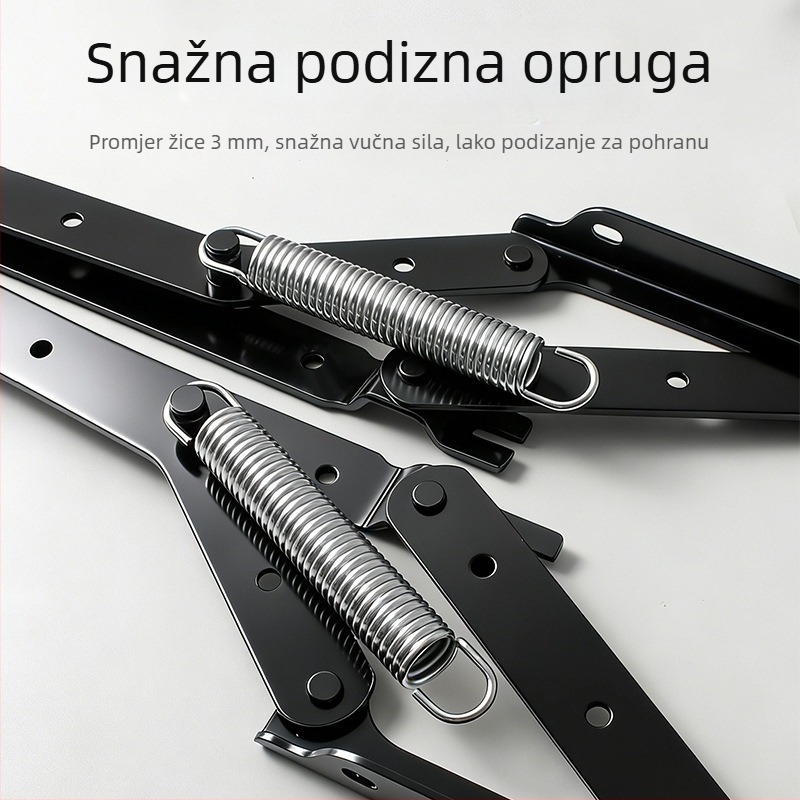 Skrivena sklopiva šarka za kauč na razvlačenje, višenamjenski namještaj hardver, regulator kutova