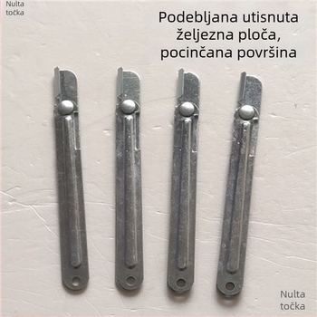 Ojačani teleskopski šarke za reklamne stalke, dvodjelni spoj za ploču u obliku slova A, sklopivi dodatak za izložbene stalke i vješalice