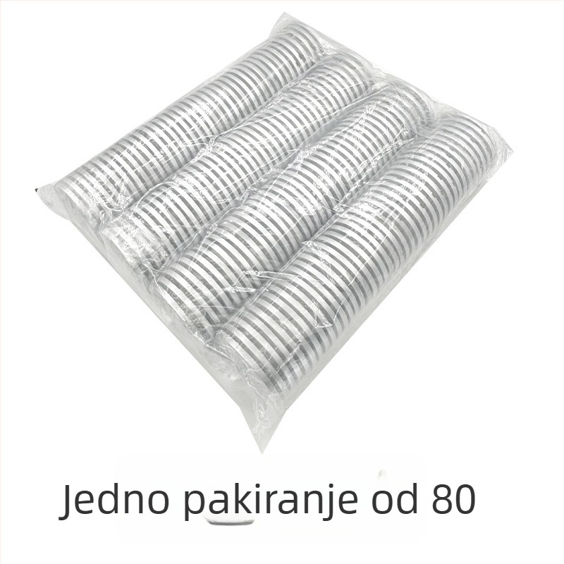 80 mm kružni prsten za zavjese, plastični prsten za zavjese, mat dizajn kruga