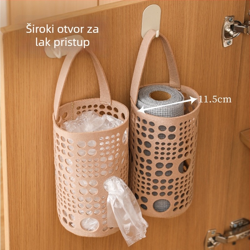 FaSoLa Viseći Organizator Kesica Za Smeće – Kuhinjske Plastične Vrećice Organizator, Višenamjenski