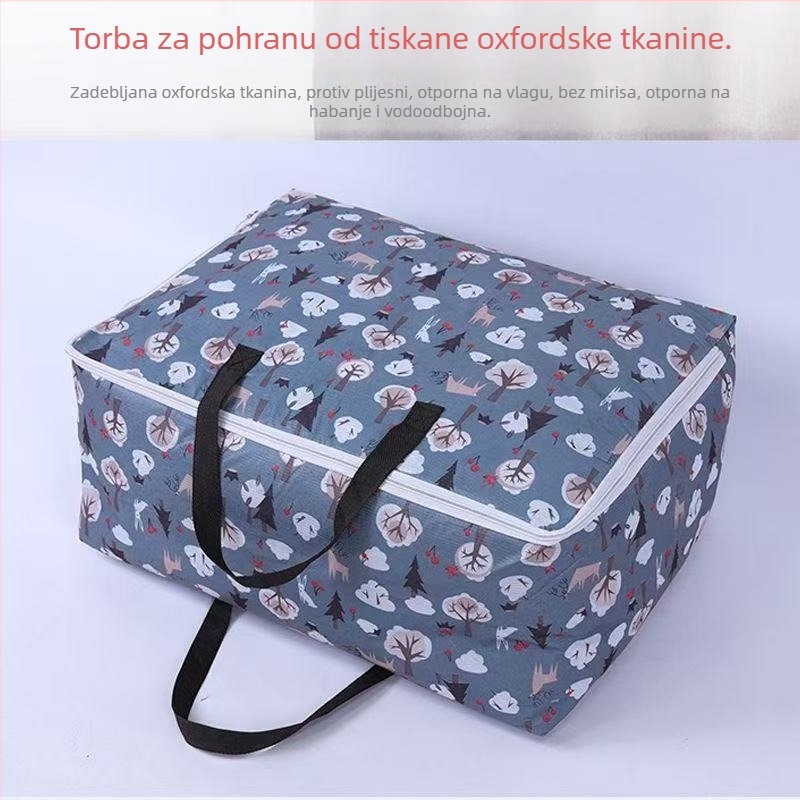 Deblja torba za ćebe i odjeću od Oxford platna – višenamjenska torba za putovanja i preseljenje, velika kapaciteta