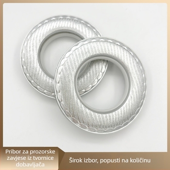 Rimski prsten za zavjese s dijamantnim uzorkom na rubu, model 760, plast