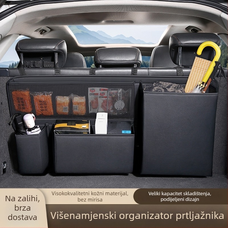 Univerzalni organizator stražnjeg prtljažnika automobila – velik kapacitet, višenamjenska kutija za pohranu