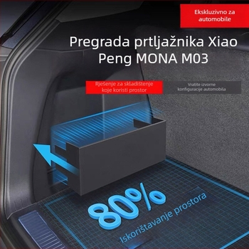 XPeng M03 pregrade za prtljažnik, sklopiva kutija za pohranu i unutarnji ukrasni dodaci