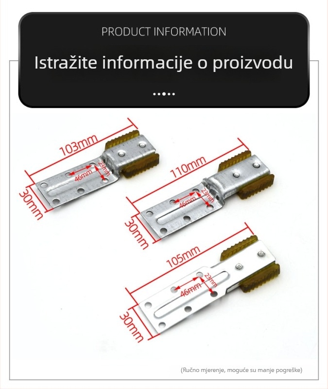 Pozicioner roletnih vrata i dodataka za prozore – metalni ležaj, vodilno koluti, otporno na habanje