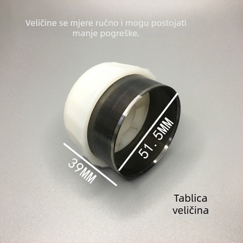 Ručni alat za bušenje rupa za zavjese, DIY, bijeli plast, kružna rupa promjera 51,5 mm