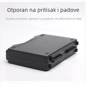Višestruka mala zaštitna kutija za pakiranje i skladištenje instrumenata, s opcionalnim unutarnjim oblogom u zatvorenoj kutiji
