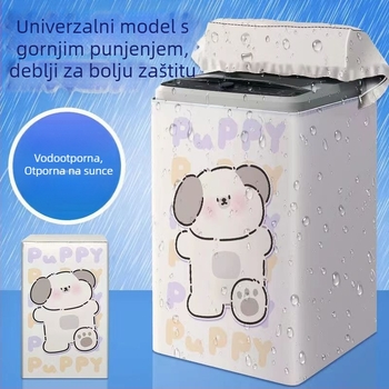 Vodootporan, otporan na sunce i prašinu pokrov perilice rublja s gornjim punjenjem, potpuno pokrivanje, kompatibilan s Haier, Little Swan i Midea