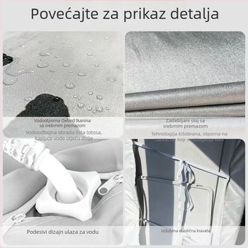 Vodootporan, otporan na sunce i prašinu pokrov perilice rublja s gornjim punjenjem, potpuno pokrivanje, kompatibilan s Haier, Little Swan i Midea