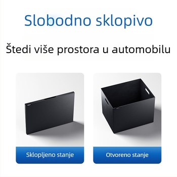 Kožni organizator prtljažnika automobila, vodootporna sklopiva kutija, unutarnji dodatak vozila