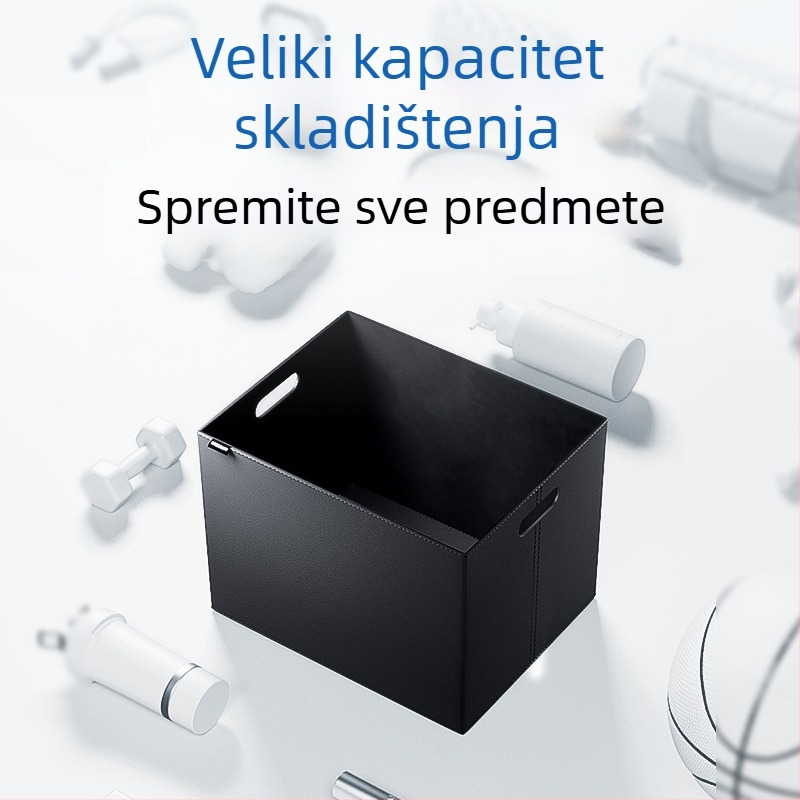 Kožni organizator prtljažnika automobila, vodootporna sklopiva kutija, unutarnji dodatak vozila