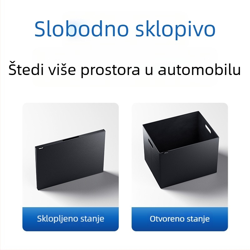 Kožni organizator prtljažnika automobila, vodootporna sklopiva kutija, unutarnji dodatak vozila