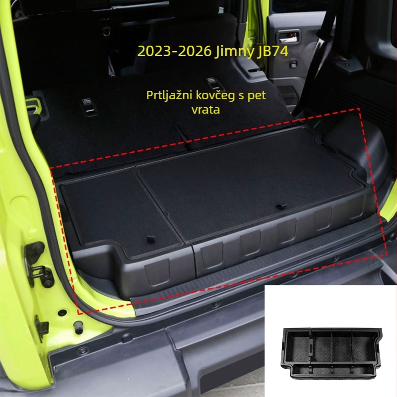 Kutija za prtljažnik i kutija za alat za Suzuki Jimny JC74, pet vrata (modeli 2025-2026)