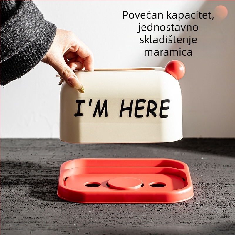 Dopamin kutija za papirnate maramice za dnevni boravak i blagovaonu, moderni minimalistički dizajn, sladak božićni stil