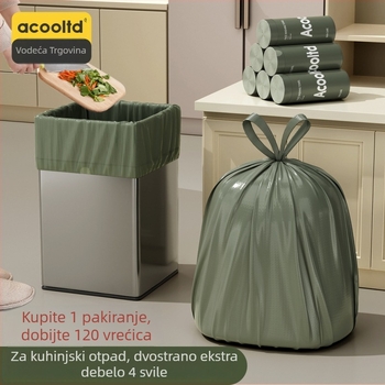 Kuhinjska vreća za otpad velike zapremnine, debela, s vezicom