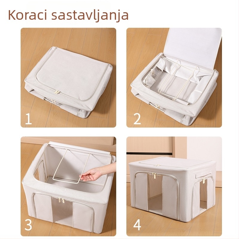 Pamukova kutija za pohranu garderobe – višeslojna, sklopivi organizator