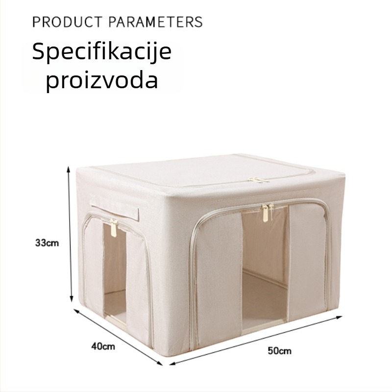 Pamukova kutija za pohranu garderobe – višeslojna, sklopivi organizator
