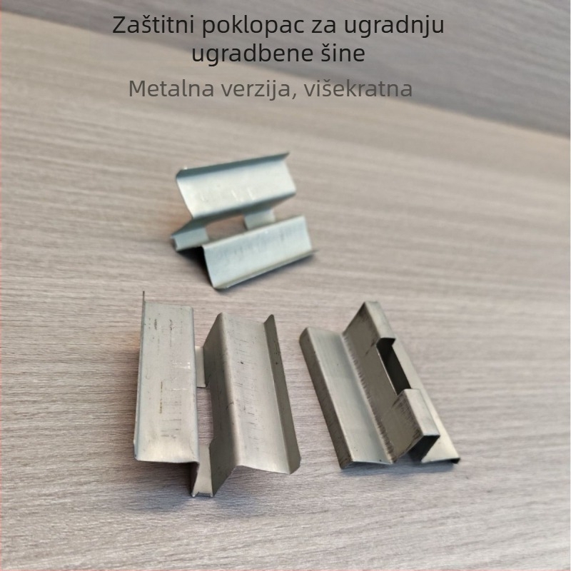 Skriveni unutarnji zaštitni pokrov za ugradnju šine zavjese