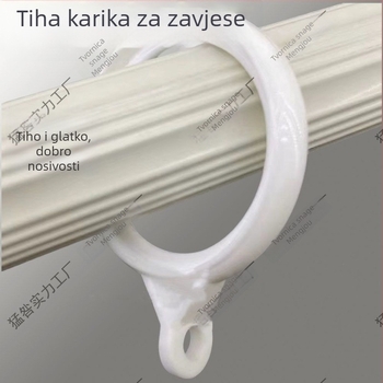 Deblji prstenovi za zavjese za rimski štap — kuka za zavjese i dodaci