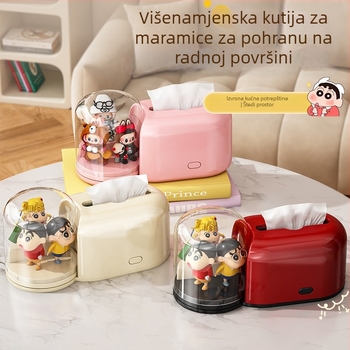 Višenamjenska kutija za maramice na stolu i kutija za pohranu figurica s preslatkim dizajnom