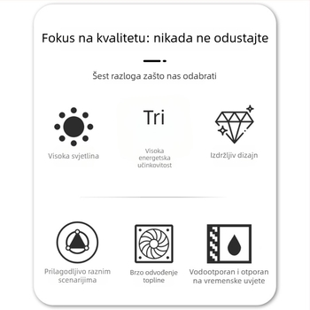 LED vanjska trokutasta zidna svjetiljka, vodootporna, retro američkog stila, za vrt i dvorište