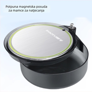 Chaoyu potpuno magnetska posuda za mamce, snažan magnet, univerzalna posuda za mamce za ribolov, vertikalni držač za udice, jednostavna kutija za ribolov, magnetski disk
