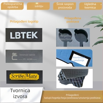Prijenosna kutija za alate za elektroničke komponente i autodijelove, vodootporna i otporna na vlagu, za pohranu i organizaciju