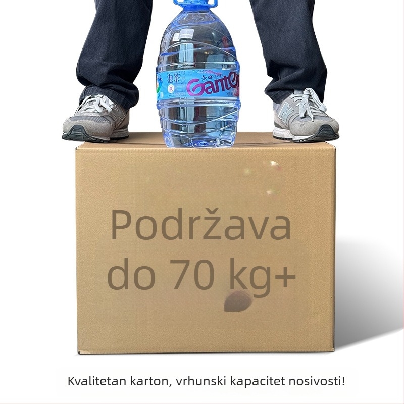 Pet slojeva ekstra čvrsta kutija za preseljenje, vanjska kutija za pakiranje, skladištenje i logistiku, otporna na tlak