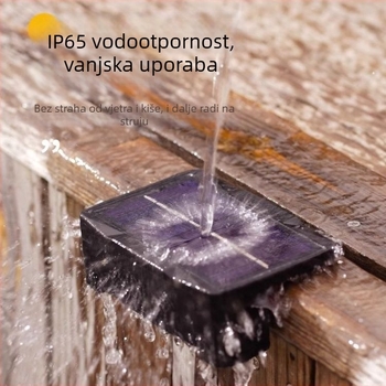 Solarna vanjska zidna svjetiljka za vrt, IP65 vodootporna, zidno osvjetljenje tipa wash, rasvjeta ograde vile, dekorativne projektorske svjetiljke za stepenice