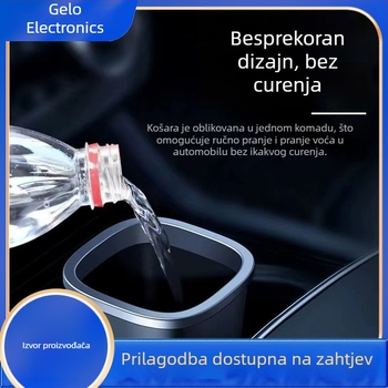 Automobilska kanta za otpad s kapacitetom 800 ml, prenosni skladišni spremnik u naslonjaču