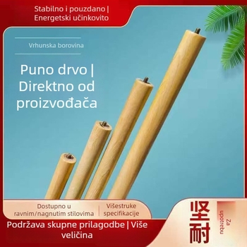 Držači nogu stola od drveta s odvojivim kotačićima za stolić za kavu