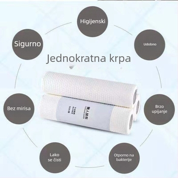 Jednokratne kuhinjske krpe, upijajuće, otporne na masnoću, lako se čiste, debeli netkani materijal