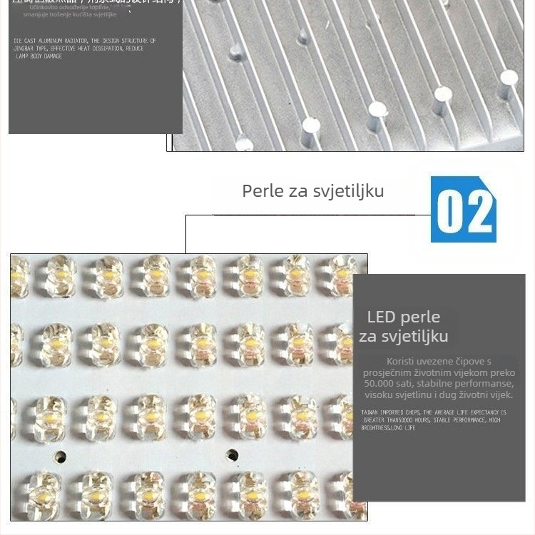 Solarna ulična svjetiljka za vanjsku upotrebu, LED senzor za pokret, vodootporna zidna svjetiljka za dvorište