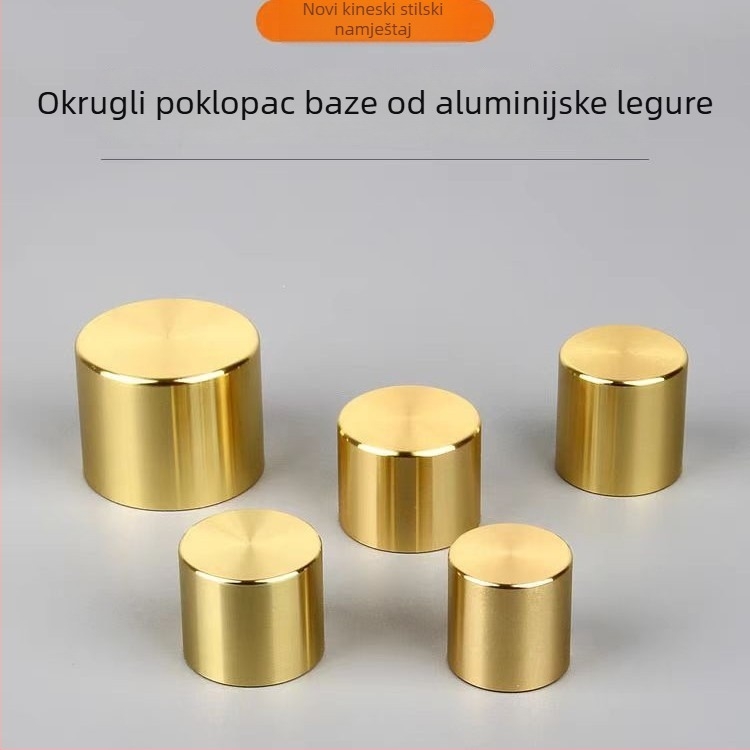 Kape za noge od aluminijske legure s imitacijom bakra, za stolove i stolice u novom kineskom stilu