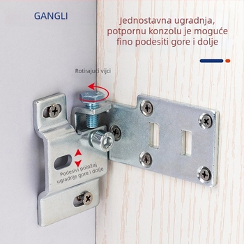 Prilagodljivi skriveni nosač za zidne ormariće
